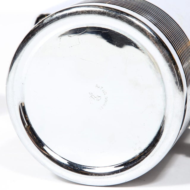 Art Deco Machine Age Chrome Coffee Service With Bakelite Handles by Chase For Sale - Image 11 of 12