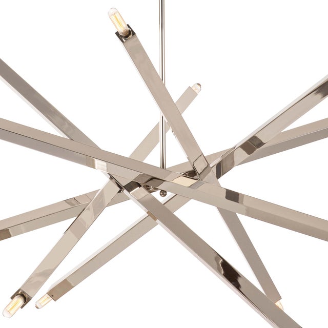 Not Yet Made - Made To Order Regina Andrew Viper Chandelier in Polished Nickel For Sale - Image 5 of 7