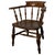 19th Century Elm and Ash Smokers Bow Office or Desk Chair, 1880s For Sale - Image 9 of 9