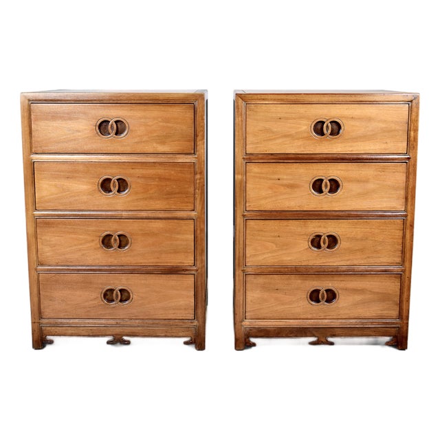 1960s Michael Taylor for Baker Far East Chests of Drawers For Sale