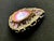 French Talosel Brooch with Glass Inlay by Line Vautrin Branded For Sale In Atlanta - Image 6 of 12