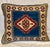 Handwoven Kilim Textile Accent Pillow – Geometric Tribal Design, Down Insert For Sale - Image 10 of 10