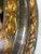 Neoclassical 19th Century Italian Oval Mirror in Burnished Silver Leaf and Gold For Sale - Image 3 of 8