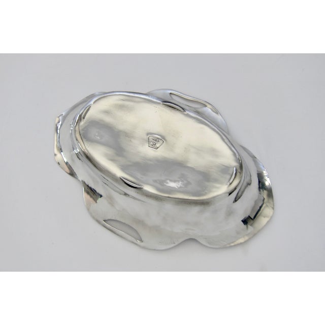 Metal Osiris Art Nouveau Isis Polished Pewter Bowl For Sale - Image 7 of 7