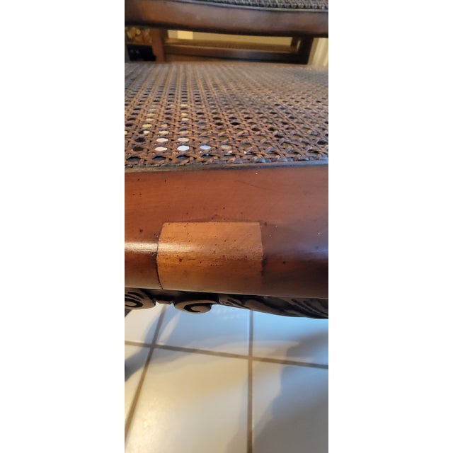 Pair of Antique French Louis XV Style Carved Armchairs For Sale - Image 14 of 18