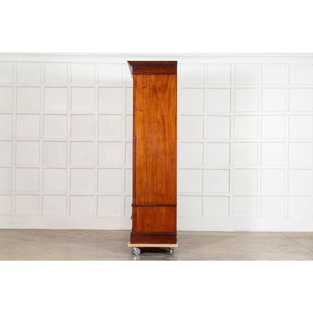 Large English Inlaid Mahogany Double Wardrobe, 1890 For Sale - Image 9 of 18