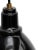 Factory hanging light Black enamel, white interior Black strain relief with 2 meter wire. E27 / E26 Up to 250V (Europe/UK...