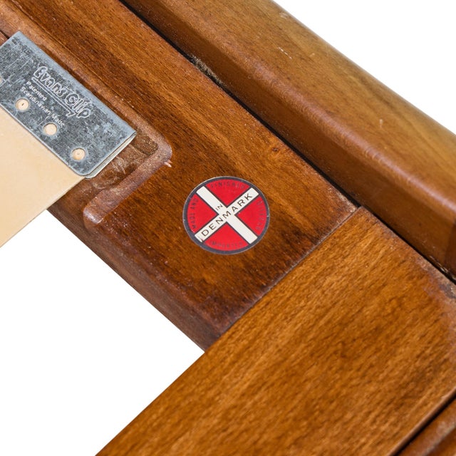 Kofod Larsen for Selig Mid Century Danish Walnut Lounge Chair and Ottoman For Sale - Image 10 of 10