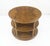 Henredon Oval Burl Walnut 3 Tier Sied End Lamp Table Stand Magazine Shelf MINT