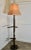 Tan Standard or Floor Lamp with Palm Decoration, 1950s For Sale - Image 8 of 10