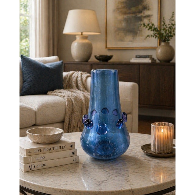 Glass Admiral Vase Large For Sale - Image 7 of 9