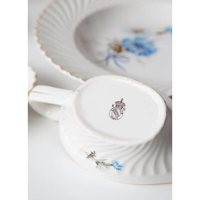French Ceramic Dishware from Luneville, Set of 39 For Sale - Image 6 of 9