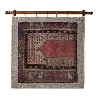 Vintage Wall Hanging Tapestry Rug For Sale