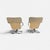 Tubular Chrome Cantilever Chairs with Cream Canvas Slings, Set of 2 For Sale - Image 10 of 11