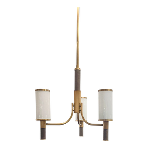 Arteriors Modern Gold and Gray Paulino Chandelier