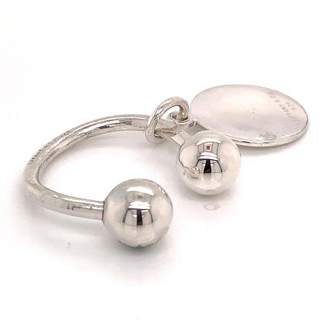 1990s Tiffany & Co. Estate Sterling Silver Keychain 9.2 Grams For Sale In New York - Image 6 of 12