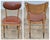 MCM Chairmasters Atomic Style Walnut & Cognac Naughahyde Side Desk Accent Chair For Sale In Washington DC - Image 6 of 14