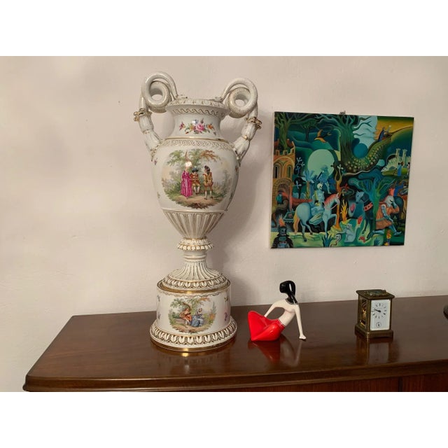 19th Century Vase by Carl Teichert for Meissen, Germany For Sale - Image 13 of 16