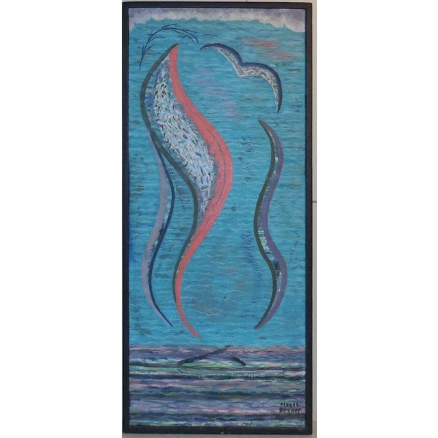 Ecstacy Modernist Abstract Painting by Floyd Brewer For Sale - Image 12 of 12