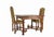 19th Century Louis XIII French Square Oak Table with X-Shaped Crossbar, 1890s For Sale - Image 14 of 16