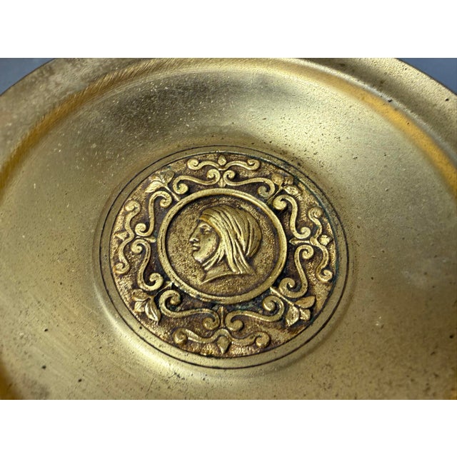 Pair of Antique 19th Century Gilt Bronze Wood Tazza Centerpiece Bowl Compote For Sale In New York - Image 6 of 13