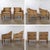 Brown Mid-20th Century Mid Century Modern Pair Chairs With Oak Frames and Floral Fabric For Sale - Image 8 of 18