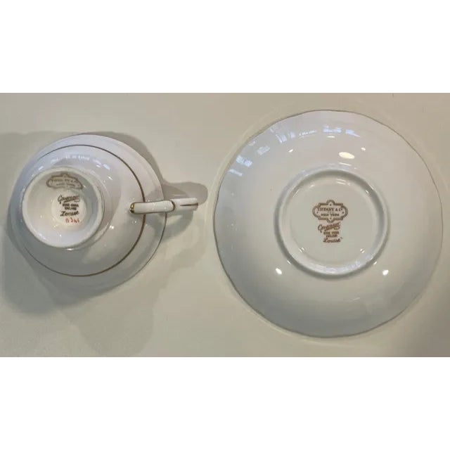 Early 1900s Tiffany & Co. Cups and Saucers - Set of 10 For Sale - Image 10 of 13