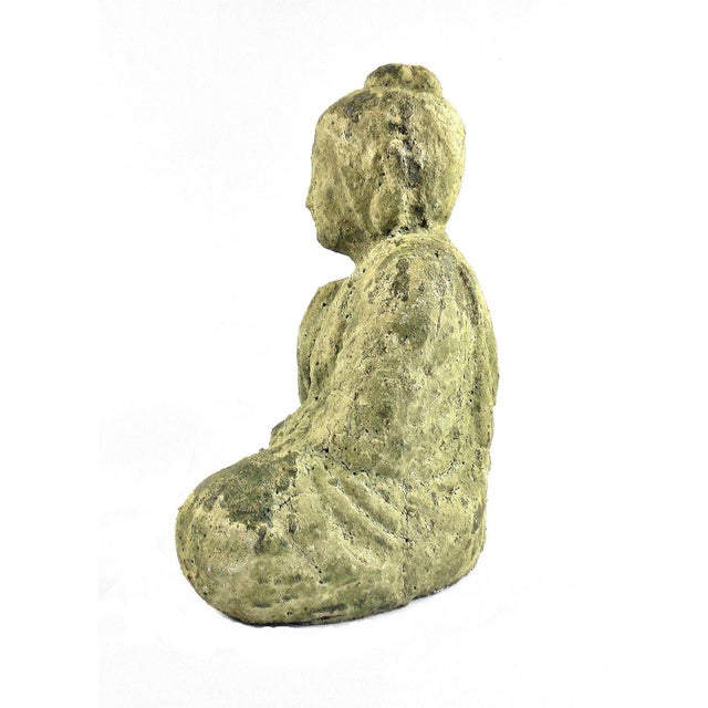 Jade Green Sitting Buddha Statue Chairish