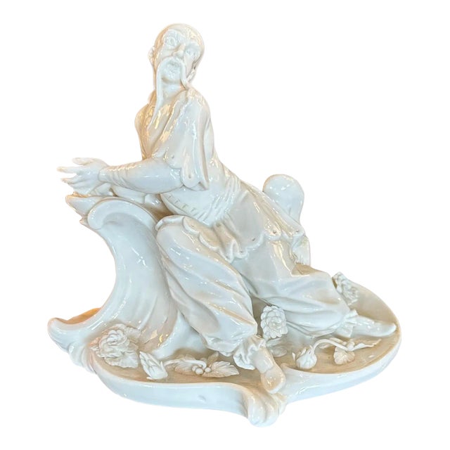 Early 20th Century Nymphenburg Glazed Bisque Figurine For Sale