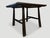 Andrianna Shamaris Mid Century Couture Espresso Stained Teak Wood Table For Sale - Image 12 of 18