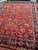 DEEP Coral Watermelon Fine Antique Mahal Aubergine Rug 9 x 12.2 For Sale In Milwaukee - Image 6 of 7