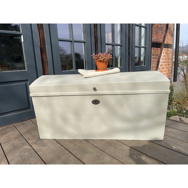 Antique Chest in Fir, 1890s For Sale - Image 10 of 14