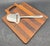 Mid 20th Century Danish Staved Teak Wood Charcuterie & Cheese Board For Sale - Image 9 of 11