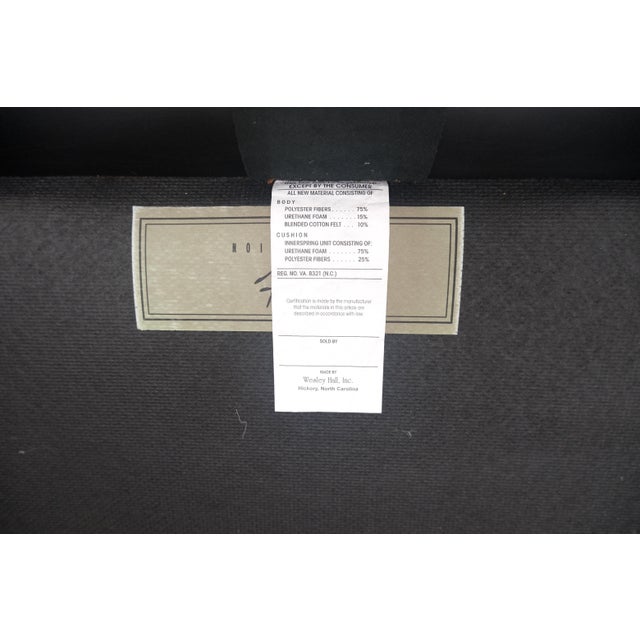 Late 20th Century Madrid Hartwell Black Leather Sofa by Wesley Hall MINT! For Sale - Image 5 of 14