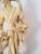 Vintage Asian alabaster figurine w/ resin base from Italy. This hand carved figurine is exquisite and very interesting....