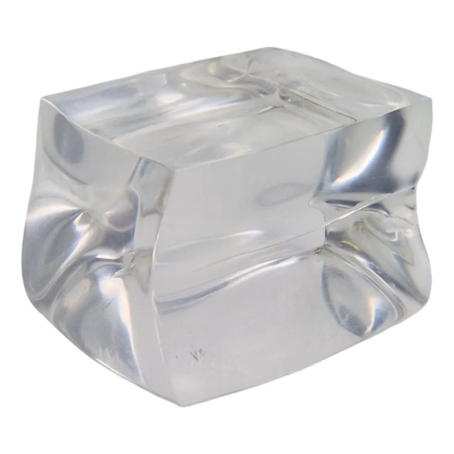 Vintage Modern Sculptural Abstract Astrolite Acrylic Paperweight by Ritts L.A., 1970s For Sale