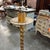 Mid 20th Century Spanish Wrought Iron Floor Candlestick W/ Gold Wash For Sale - Image 10 of 12