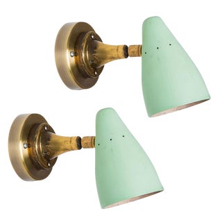 1950s Petite Italian Sconces - A Pair For Sale