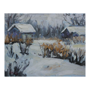 Winterscapes — Winter Snowscape (Original Oil Painting)