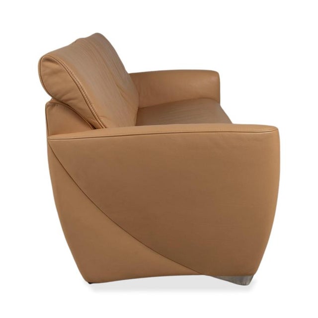 Angel 3250 3-Seater Sofa in Cognac Leather from Jori For Sale - Image 11 of 13