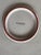 Presenting a set of vibrant color floral motif terra cotta ceramic plates made in Portugal. With lovely earthy brown...