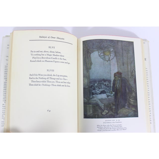 1952 Rubaiyat of Omar Khayyam Hard Cover Book With Dust Jacket Illustrated by Edmund Dulac For Sale - Image 10 of 14