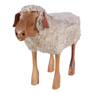 Sheep Sculpture Stool by Peter Krafft Germany, 1960s For Sale