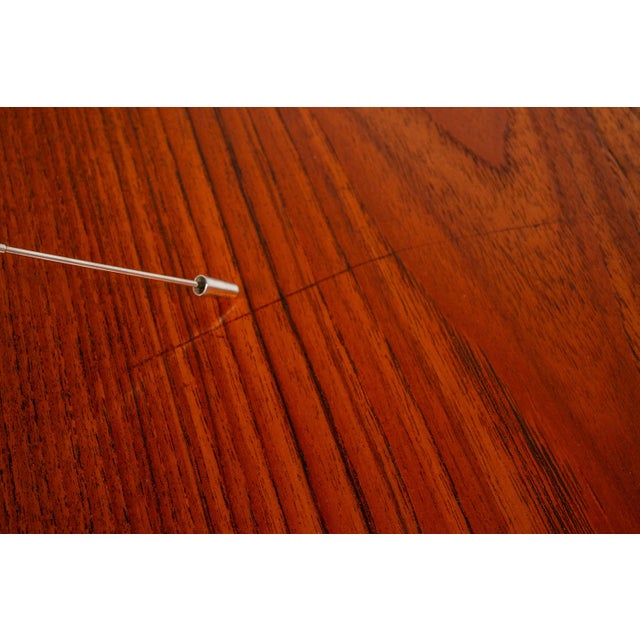 Danish Mid-Century Modern Extension Dining Table in Teak Attributed to Harry Østergaard for Randers Møbelfabrik, Denmark, C. 1960s For Sale - Image 13 of 17