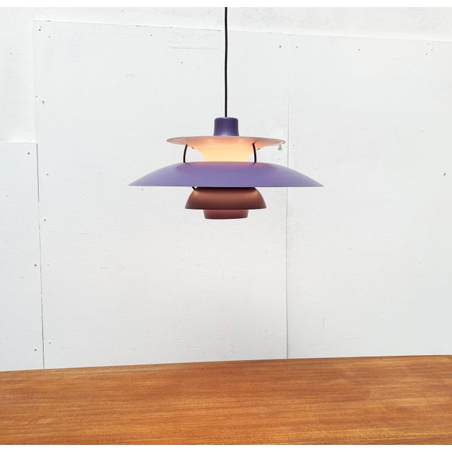 Metal Mid-Century Modern Danish PH 5 Pendant by Poul Henningsen for Louis Poulsen, 1960s For Sale - Image 7 of 18