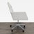 Modern Room & Board Tenley Modern Office Chair With Light Gray Upholstery and Chrome Base For Sale - Image 3 of 11