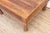 Rana Carved Square Teak Table For Sale In Los Angeles - Image 6 of 13