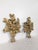 Carved and Gilded Wooden Ornaments with Floral Bouquets, Set of 2 For Sale - Image 6 of 11