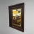 Large Modernist Oak Gilt Mirror France circa 1940 For Sale - Image 4 of 7