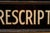 Reverse Painted Glass Prescriptions Pharmacy Sign For Sale - Image 4 of 7